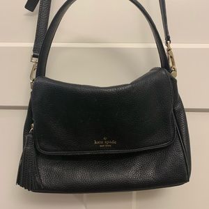 Black Leather Kate Spade Purse